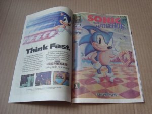 JUSTICE LEAGUE EUROPE  # 33 (1991) INCLUDES 16 PAGE SONIC THE HEDGEHOG COMIC