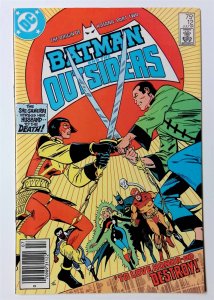 Batman and the Outsiders #12 Newssstand (July 1984, DC) 7.0 FN/VF
