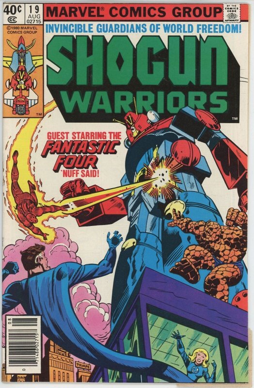 Shogun Warriors #19 (1979) - 7.5 VF- *The Giant of Manhattan* 