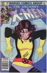 Uncanny X-Men #168 (1963) - 7.0 FN/VF *1st Appearance Madelyn Pryor* Newsstand