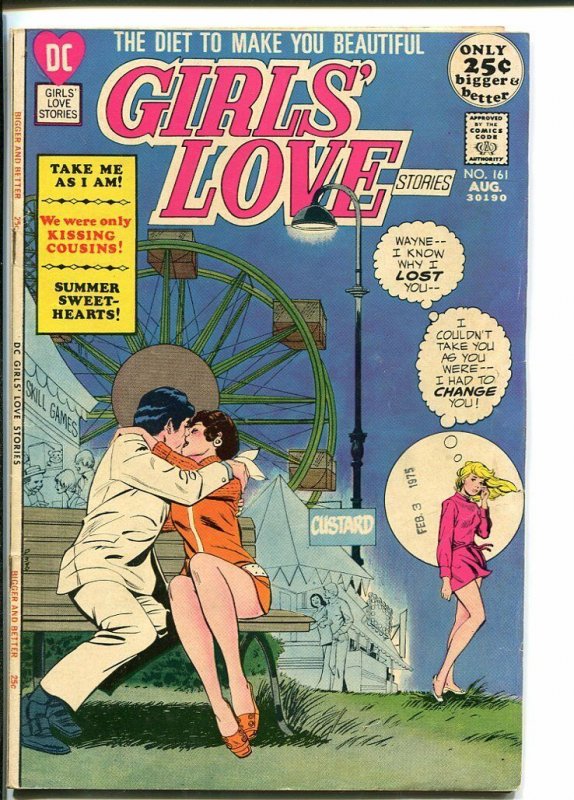 GIRLS' LOVE STORIES #161 1971-DC COMIC-FERRIS WHEEL CVR FN