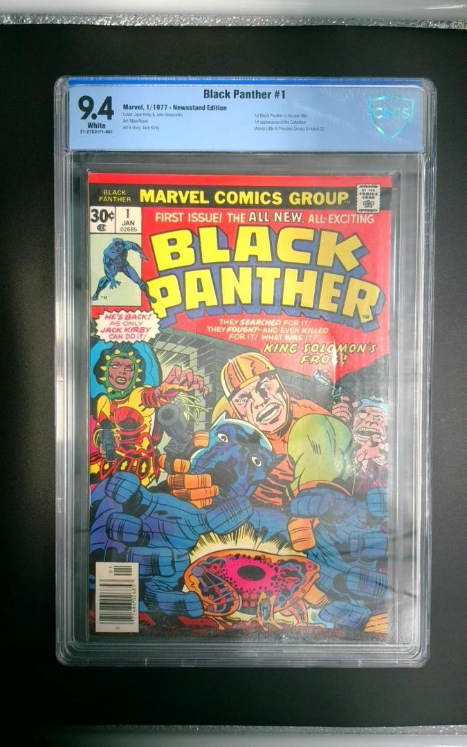 Black Panther #1, CBCS 9.4 White, Marvel, 1977