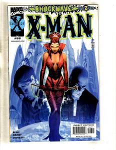 Lot Of 9 X-Man Marvel Comic Books # 51 52 54 67 68 71 72 74 75 Storm X-Men CJ1
