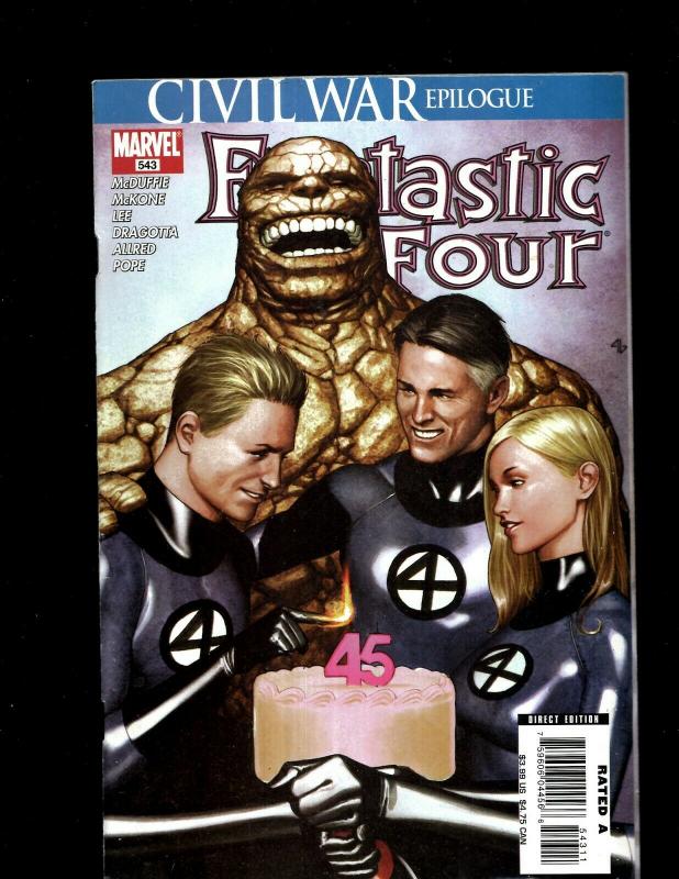 10 Comics Fantastic Four 540 541 543 544 587 588 House of M 2 3 +MORE J398