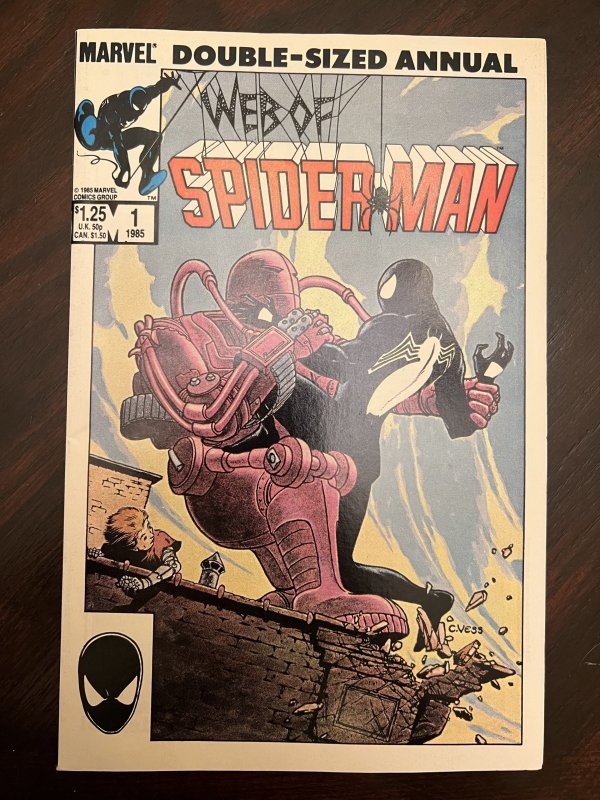Web of Spider-Man Annual #1 Direct Edition (1985) - NM