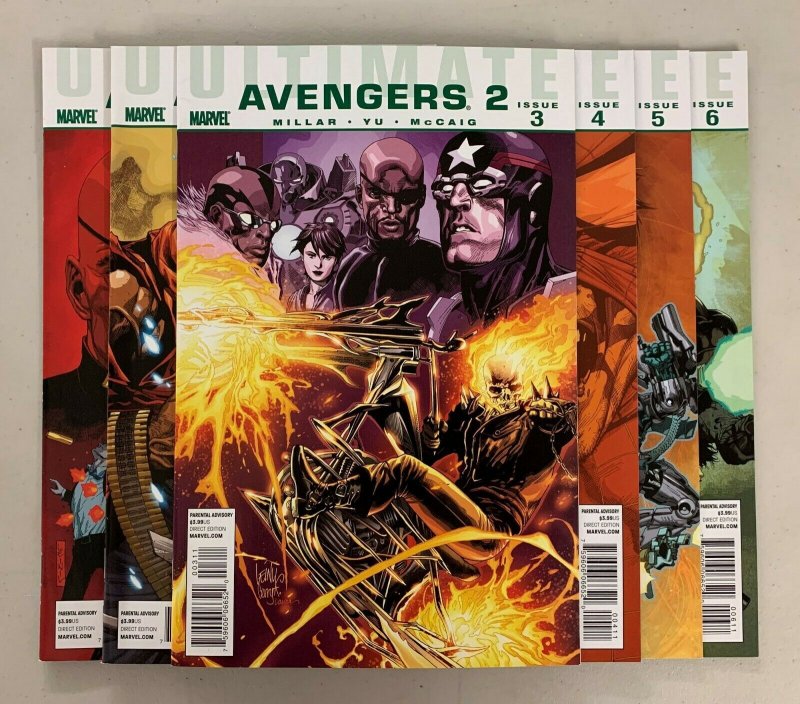 Ultimate Avengers 2 (Marvel 2010) #1-6 Set Mark Millar 1 2 3 4 5 6 (9.0+) 