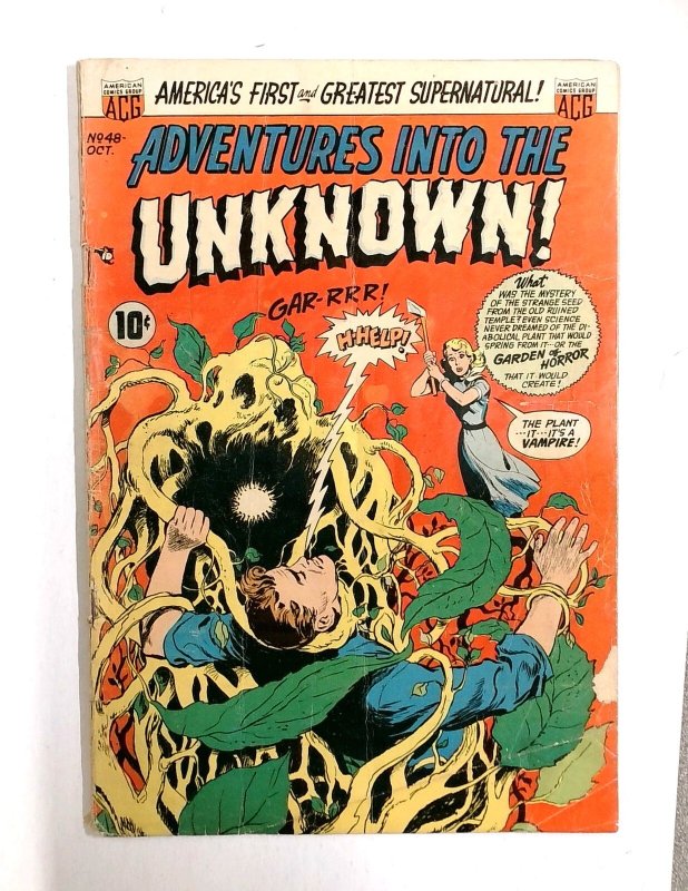 Adventures Into The Unknown   #48   1953   Pre-Code Horror    Werewolf-Witch-Vam