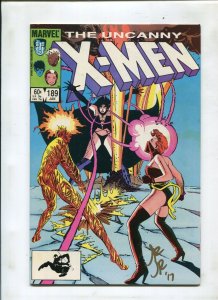 UNCANNY X-MEN #189 SIGNED BY JOHN ROMITA JR - (9.0) 1985