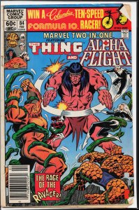 Marvel Two-in-One #84 (1982) The Thing