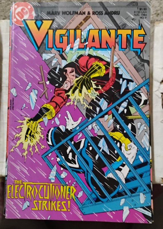 VIGILANTE  # 9 1984  DC COMICS   WOLFMAN PEACEMAKER TV ADRIAN CHASE