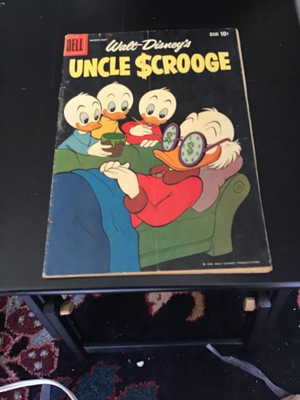 Uncle Scrooge #25 (1959) The Flying Dutchman! Carl barks! VG/FN Wow!