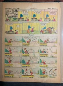 1938 SKIPPY 16x21.5 Sunday Full Page Comic Strip 5/15/38 VG+ 4.5 Percy Crosby