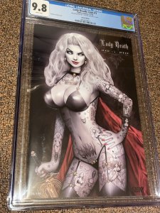 Lady Death Icon 1, Szerdy Inked Variant, Ltd to 199, CGC Graded 9.8