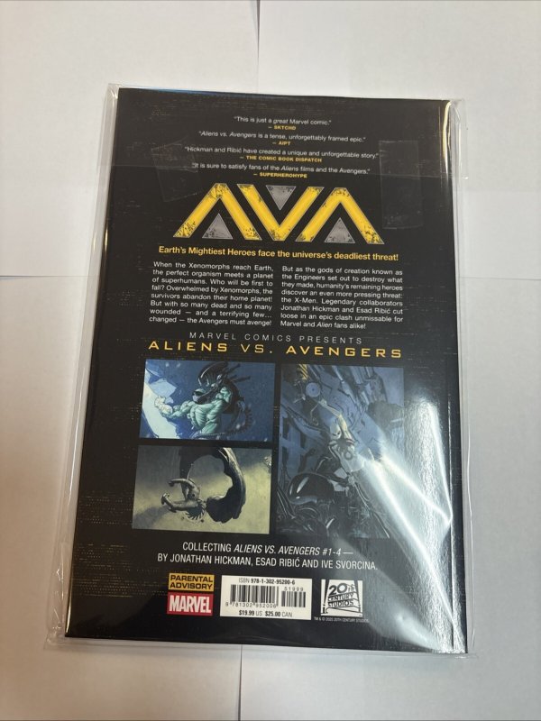 Aliens vs. Avengers by Jonathan Hickman Ribic  TPB (SC) Marvel