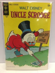 Walt Disney Uncle Scrooge #87 Comic Book Gold Key 1970