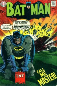 Batman #215 GD ; DC | low grade comic September 1969 Wayne Manor Destroyed