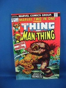 MARVEL TWO IN ONE 1 VF+ THING MAN THING FIRST ISSUE MARVEL 1974