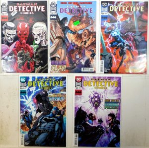 Detective Lot of 5 #970, 973, 984, 986, 987 2018 DC Batman 1st Print Comic Books