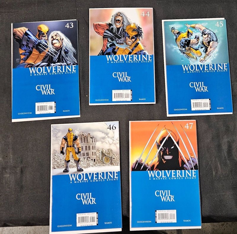 Wolverine: Civil War #43-47  - Movie Buzz! - 2006 (Grade 9.0-9.2) WH