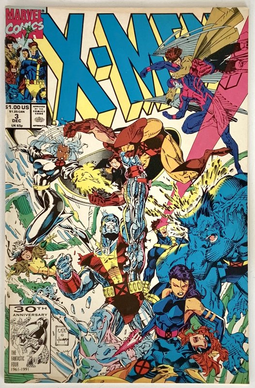 X-Men #3 (N/VF, 1991)