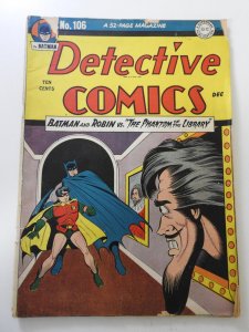 Detective Comics #106 (1945) GD/VG Condition!