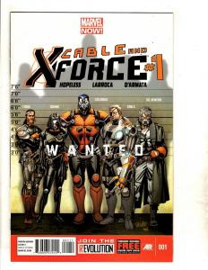 10 Cable & X-Force Marvel Comic Books #1 2 3 4 5 6 7 8 9 10 X-Men Wolverine CJ9 