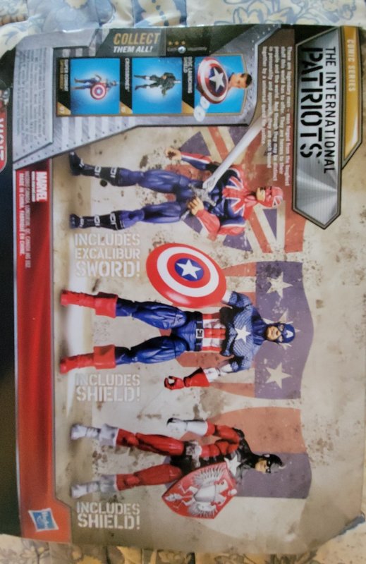 Captain America: The International Patriots Action Figure 3 Pack