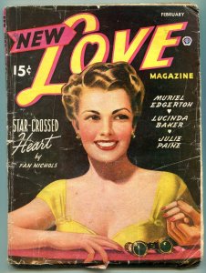 PULP:  New Love Pulp February 1946- Star Crossed Heart- Muriel Edgerton