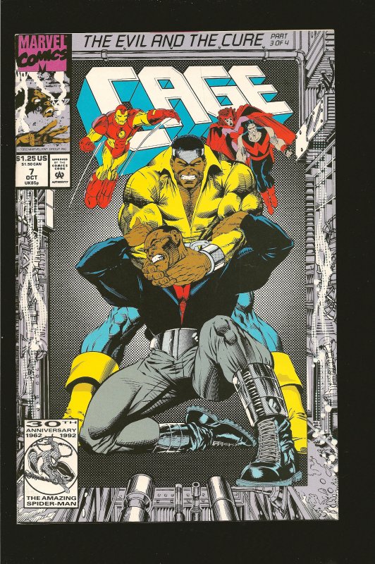Marvel Comics Cage Vol 1 No 7 October 1992