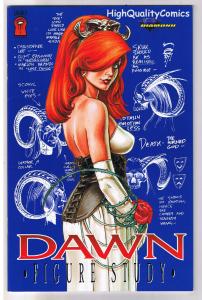 DAWN FIGURE STUDY, VF+, Joseph Linsner, 2003, Cry for Dawn, more JML in store