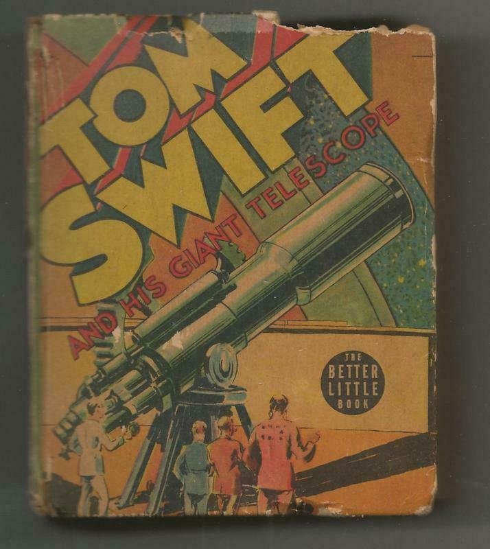 Tom Swift + His Giant Telescope ORIGINAL Vintage 1939 Whitman Big Little Book