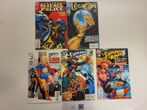 5 Comics #14 Legion #2 Legion Science Police #17 Supergirl #6 8 Superboy 36 TJ19