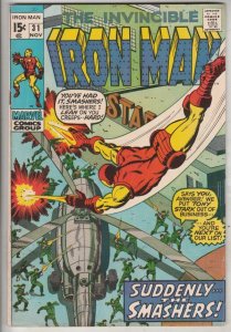 Iron Man #31 (Nov-69) FN/VF Mid-High-Grade Iron Man