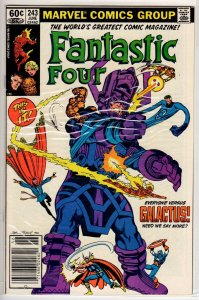 Fantastic Four #243 Newsstand Edition (1982) 9.2 NM-