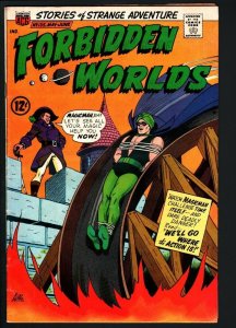 FORBIDDEN WORLDS #135-1966-SILVER-AGE SCI-FI-ACG-MAGICMAN-FN FN