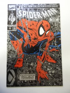 Spider-Man #1 (1990) Silver Edition NM Condition