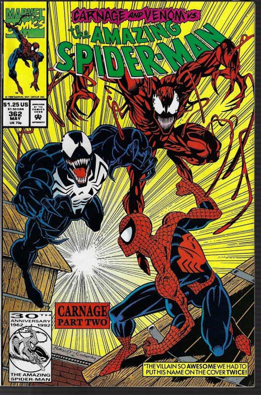 Amazing Spider-Man #362 (Marvel, 1992) NM