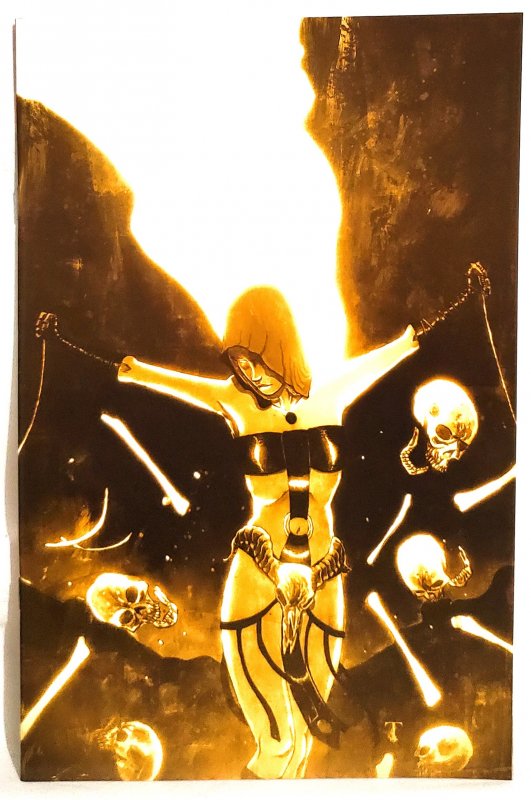 LADY HEL #1 ComicTom101 Ben Templesmith Sepia Virgin Variant Cover