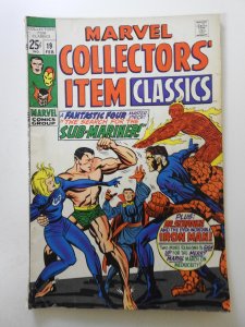 Marvel Collectors' Item Classics #19 (1969) Great Read! Solid VG- Condit...