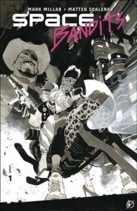 Space Bandits 1-B Matteo Scalera Black & White Cover VF/NM
