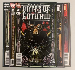 Batman Gates Of Gotham #1-5 Set (DC 2011) Trevor McCarthy Scott Snyder (8.5+) 