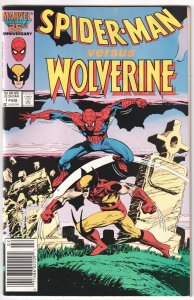 Spider-Man vs. Wolverine (1987) Newsstand Edition