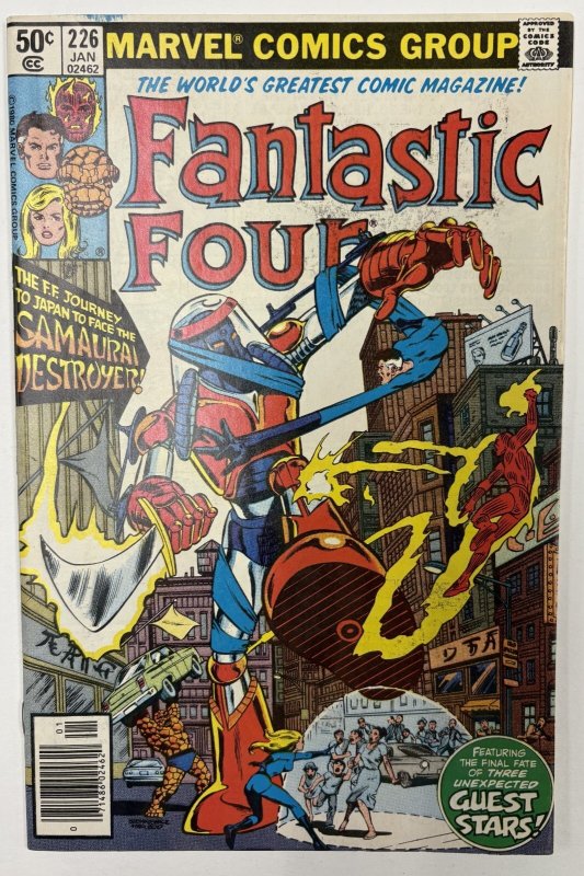 Fantastic Four #226 (1980) Key Issue Newsstand Edition Good Condition