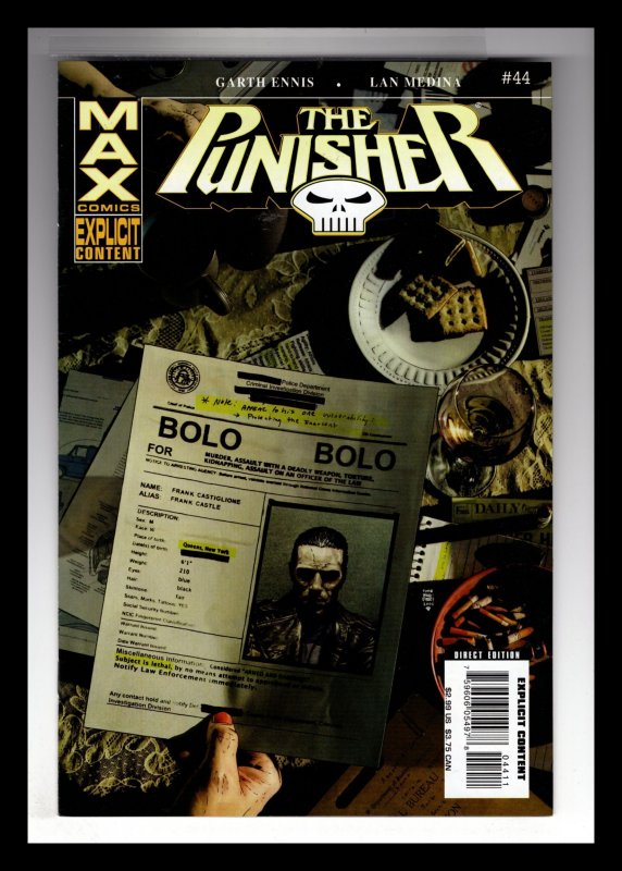 Punisher Max #44      Garth Ennis *EXPLICIT CONTENT*        / ID#04