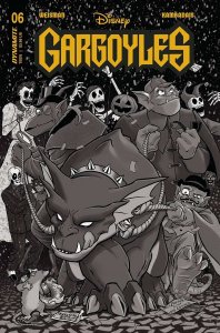 Gargoyles (Dynamite) #6Z VF/NM ; Dynamite | Disney FOC 1:10 Variant B&W