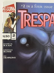 Trespasser #2 OPTIONED Alterna Comics 2017 Kristian Rossi Justin M. Ryan PROSHIP