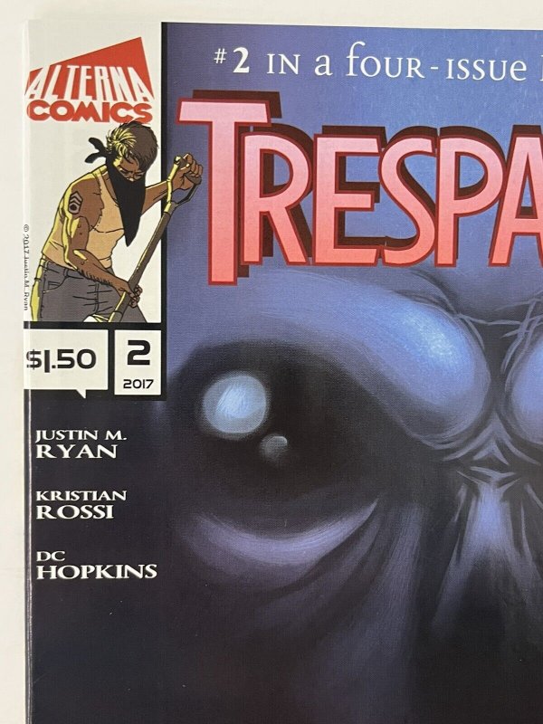 Trespasser #2 OPTIONED Alterna Comics 2017 Kristian Rossi Justin M. Ryan PROSHIP