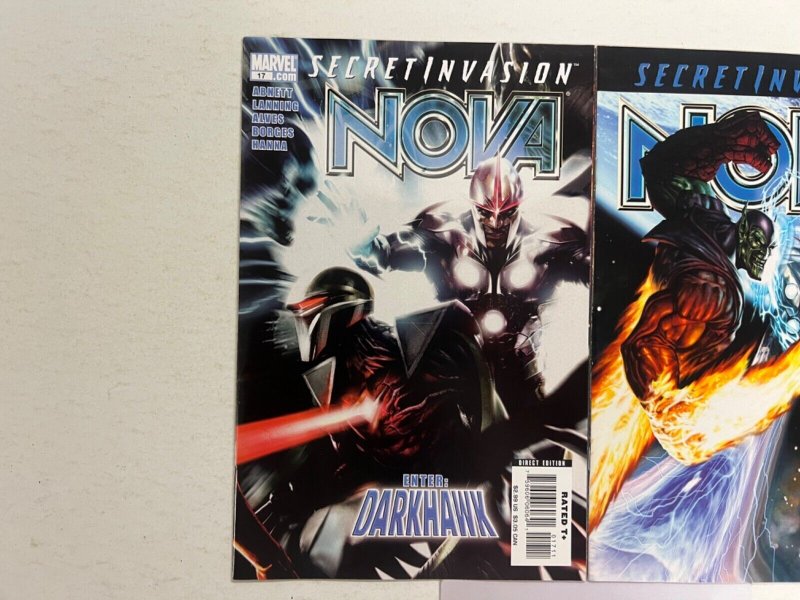 2 Nova Marvel Comic Books # 16 17 Avengers Defenders Iron Man Hulk 15 JS44