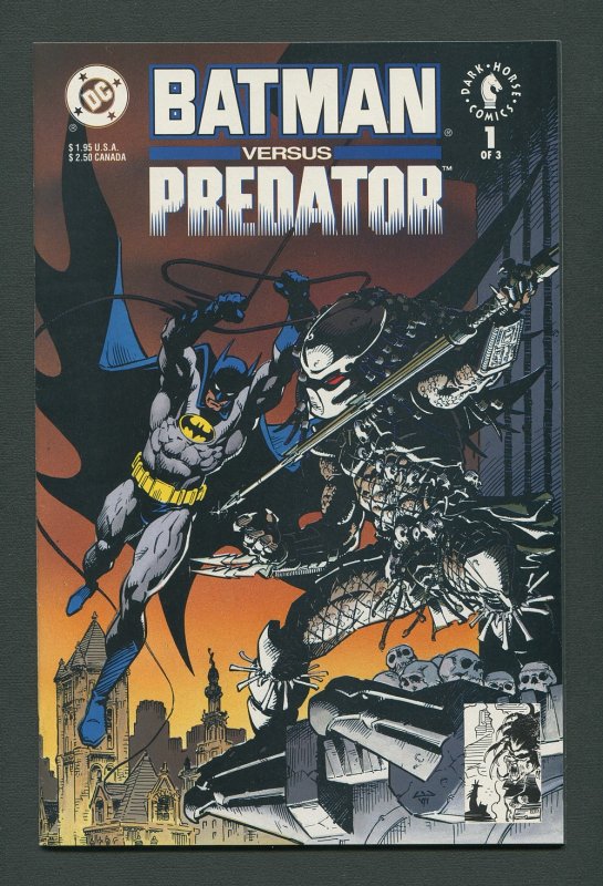 Batman vs Predator #1 / 9.4 NM  Newsstand  December 1991