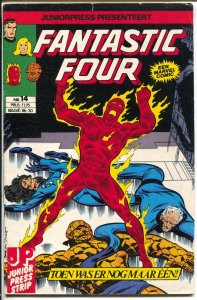 Fantastic Four #14 1981-Junior Press-Human Torch cover-Dutch edition-VG